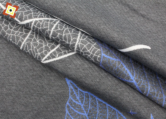 a tela estofando do colchão do descanso 550gsm fez malha o fio de prata de Graphene do jacquard