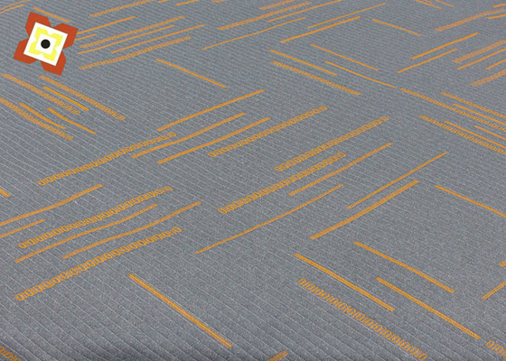 Guangzhou por atacado Stretch Pillow Mattress Quilting Fabric Knitting Jacquard Air Layer Modal Tecido de colchão cinza