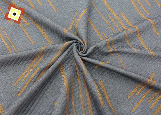 Guangzhou por atacado Stretch Pillow Mattress Quilting Fabric Knitting Jacquard Air Layer Modal Tecido de colchão cinza