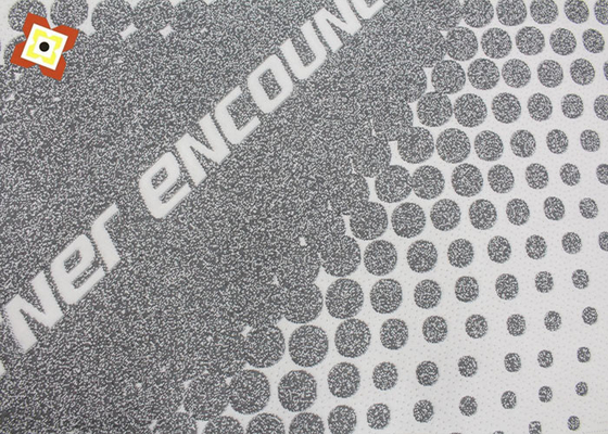 o poliéster 550gsm estofou a tela Heather Grey Graphene Fabric