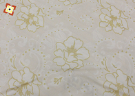 Colchão tecido 100 poliéster tecido acolchoado urdidura tricotado banhado a ouro padrão impresso