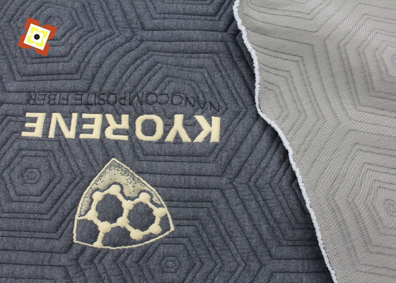 Tecido jacquard de malha reciclado à prova de alergia para colchão, Tencel
