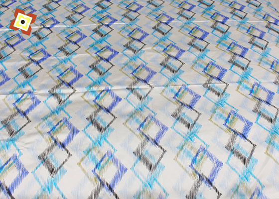 100% tecido de poliéster de microfibra respirável Jacquard DOT estilo de espuma de memória colchão decoração para casa