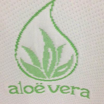 O verde 2.2m 240gsm largo fez malha a tela do jacquard para o colchão