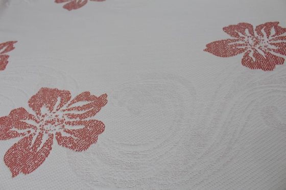 Tela poli da malha do jacquard do à prova de água 240gsm com teste padrão de flor