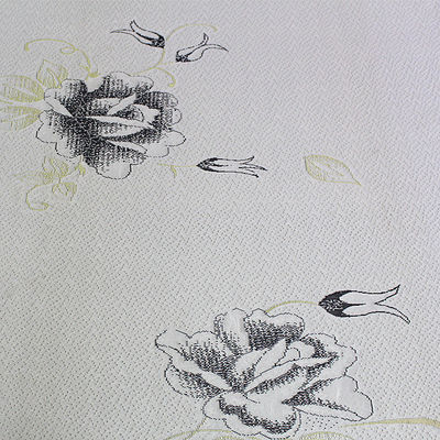 o jacquard da largura 240g/M2 de 2.2m fez malha a tela do colchão com Rose Pattern