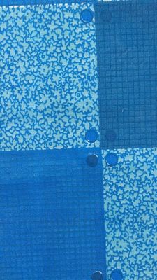 Luz da prova do ácaro da poeira - tela azul do poliéster, tela do colchão do jacquard 38g/M2