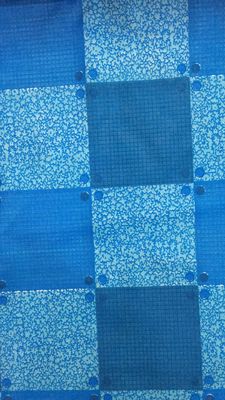 Luz da prova do ácaro da poeira - tela azul do poliéster, tela do colchão do jacquard 38g/M2