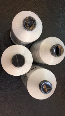 Linha girada resistente do poliéster da abrasão, linha de costura 210D/2 estofando