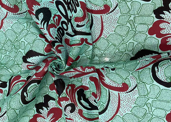 O poliéster Microfiber imprimiu a tela para o colchão de matéria têxtil da casa
