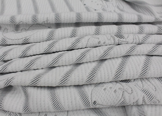 Matéria têxtil acolchoada descanso feita malha da casa do colchão da tela de 100% jacquard de bambu