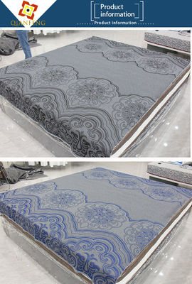 Teste padrão real o descanso frente e verso feito malha do colchão do jacquard descasca a tela respirável amigável