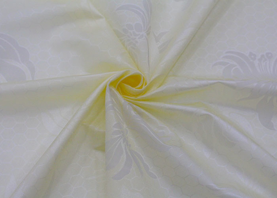 Teste padrão de flores baixo branco por atacado que imprime a tela do pongee do poliéster de tricô para o protetor do colchão