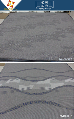 tela de linho estofando de Gray Polyester Knitted Jacquard Protective da tela do colchão 260gsm