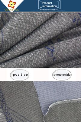 tela de linho estofando de Gray Polyester Knitted Jacquard Protective da tela do colchão 260gsm