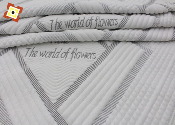 A cama estofando do descanso da memória da tela do colchão do látex fez malha a tela funcional do jacquard