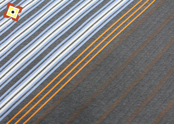 A fibra fez malha a tela acolchoada do colchão do jacquard do poliéster a tela de bambu