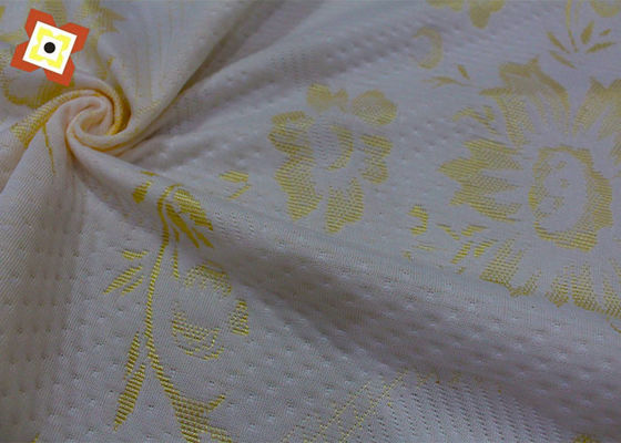 A tela estofando personalizada do colchão fez malha o jacquard confortável