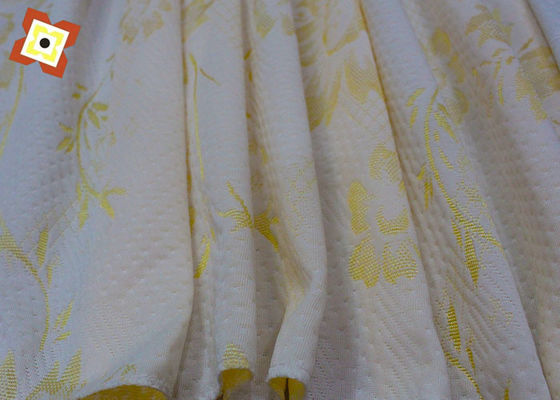 A tela estofando personalizada do colchão fez malha o jacquard confortável