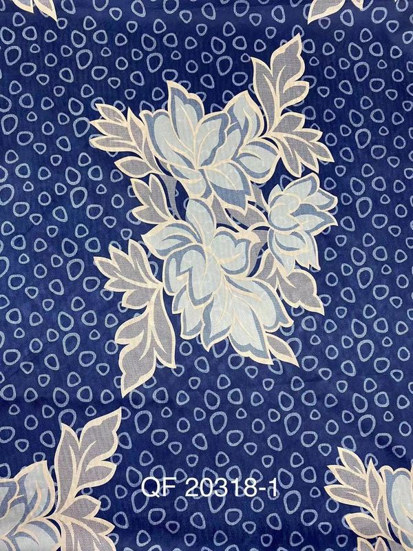 Fogo - cor azul do estiramento retardador da tela 75gsm da malha de tricô